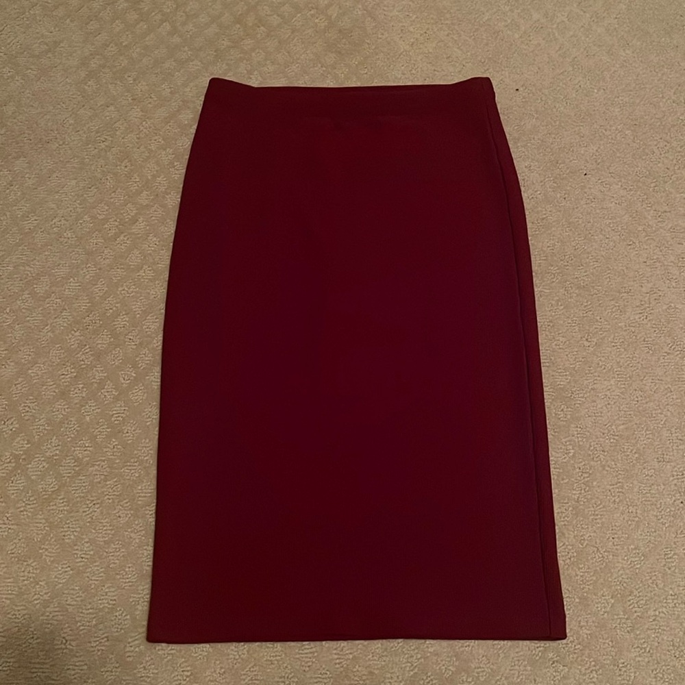 Forever 21 Maroon pencil skirt